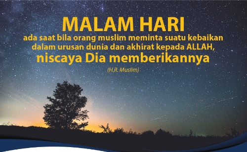 Bacaan Doa Ketika Terbangun dari tidur di Malam Hari