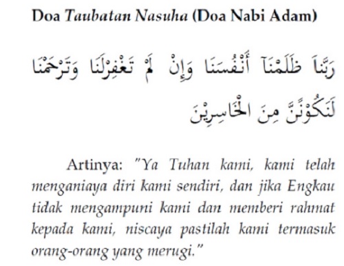 Doa Minta Ampunan kepada Allah SWT yang Dicontohkan Adam dan Hawa